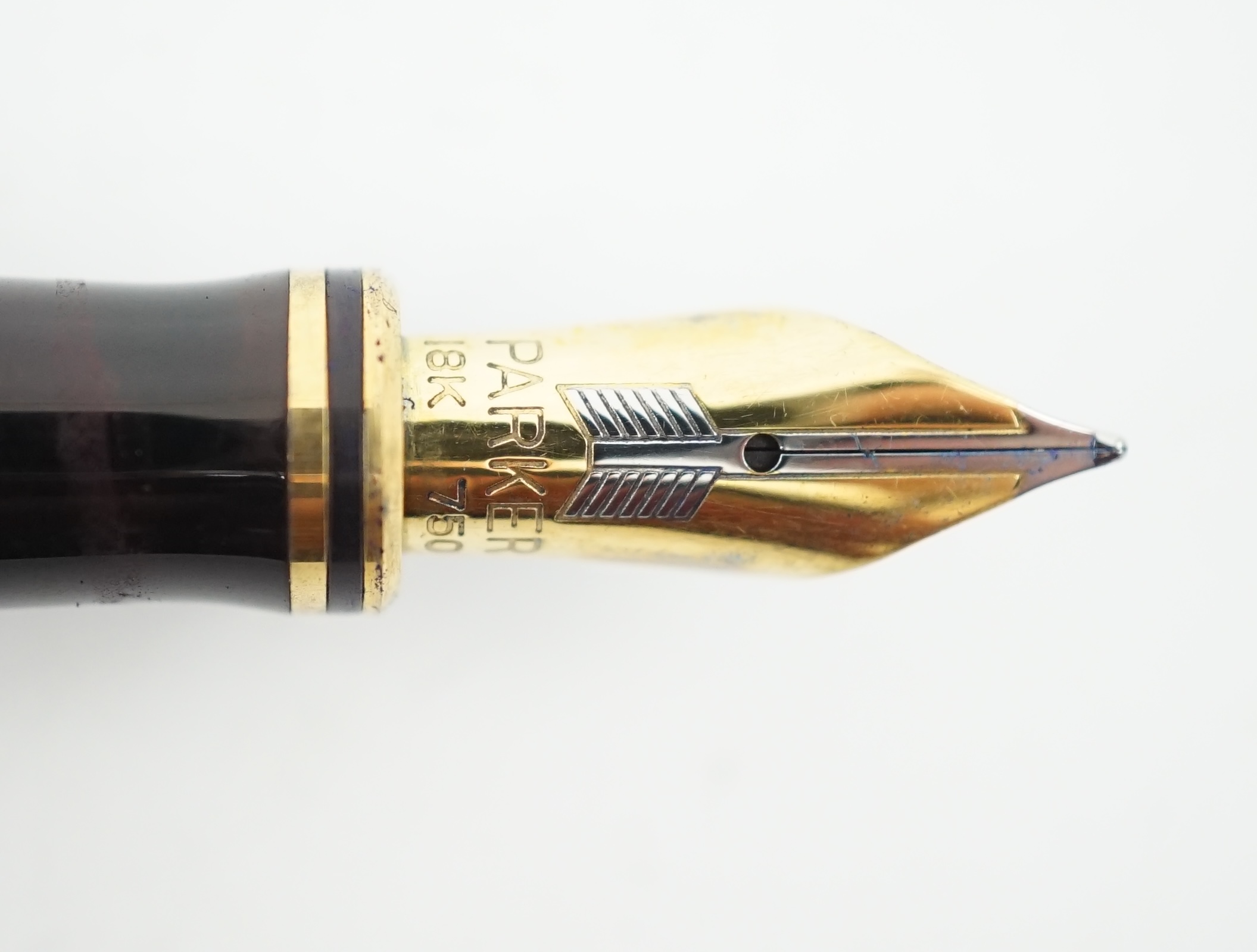 A Parker Duofold International Mk.1. with med nib